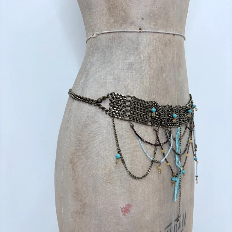 draped chain boho fairy belt