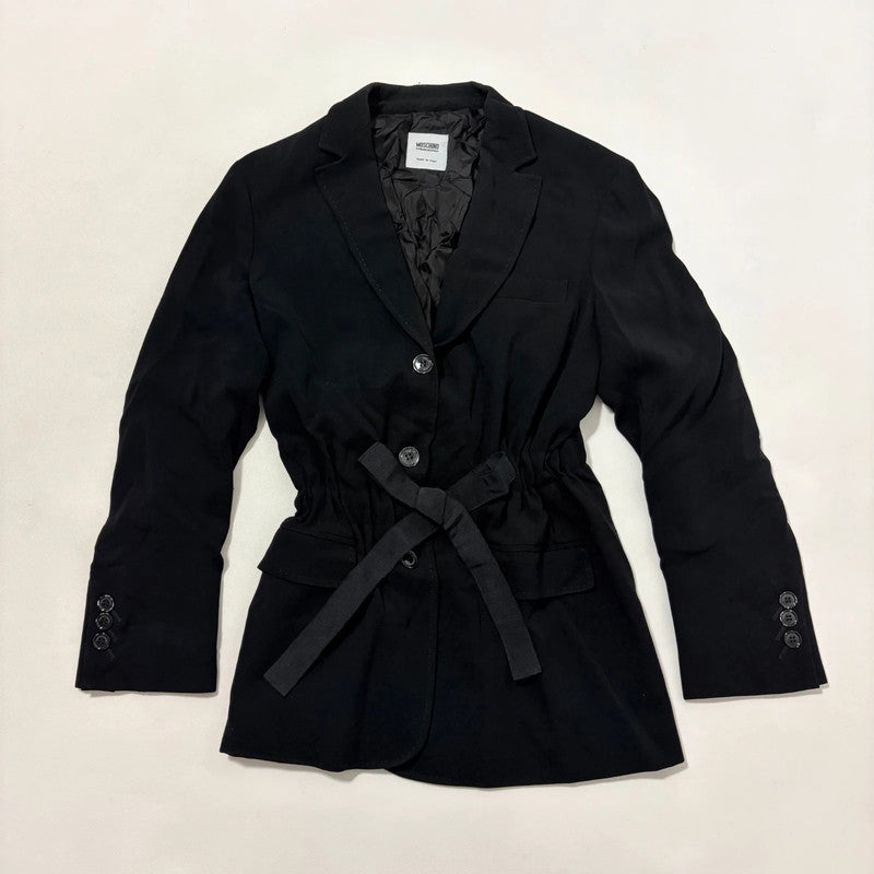 black moschino blazer dress