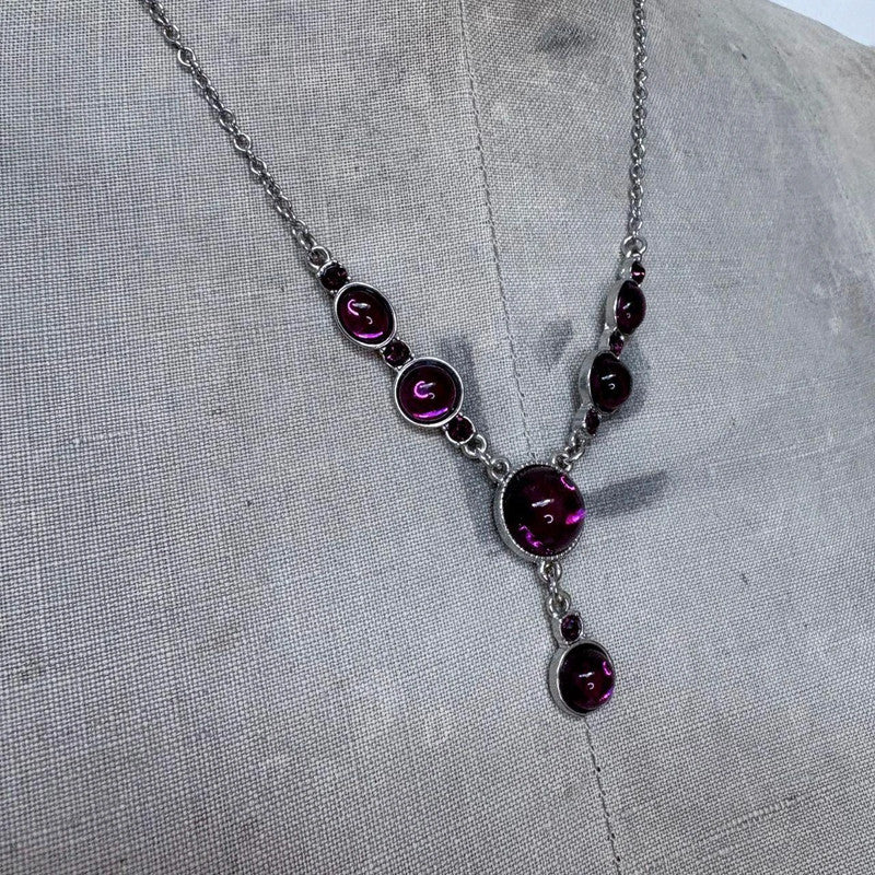 flower fairy gem necklace