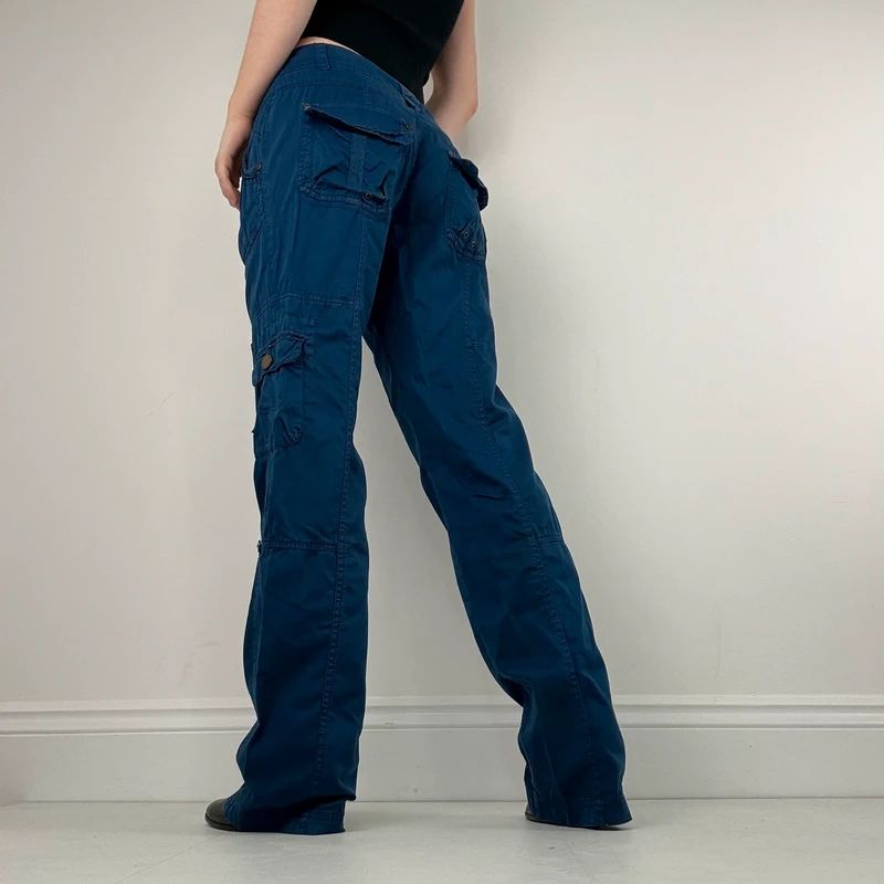 blue flared Morgan de Toi trousers