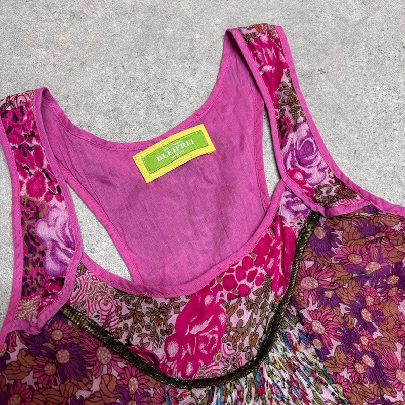 sheer silk floral fairy dress
