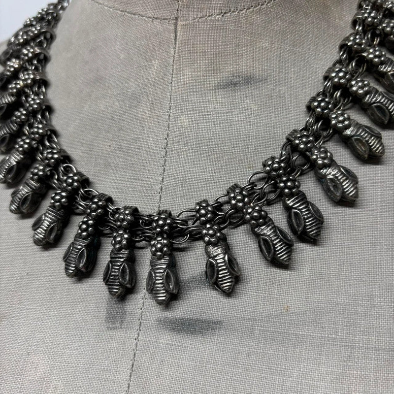 black chain collar necklace