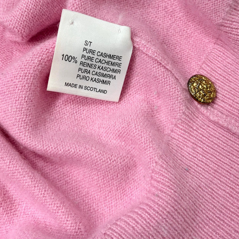 pink cashmere knitted slouchy oversized cardigan