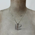 coquette gemstone necklace