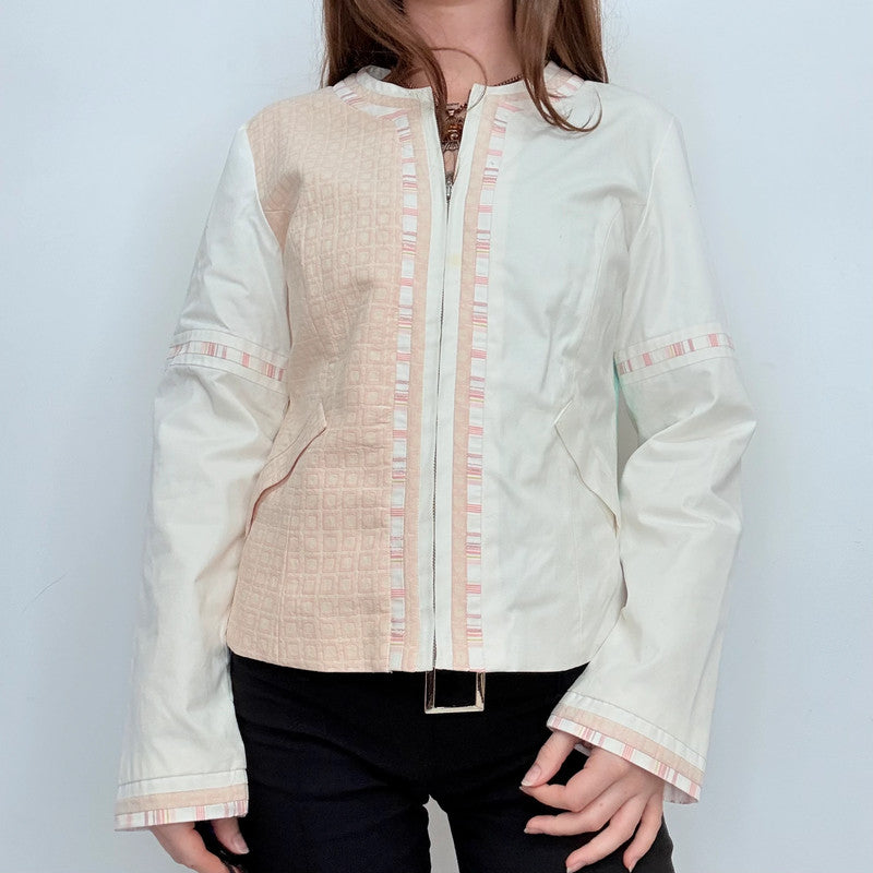 fitted cropped custo Barcelona jacket