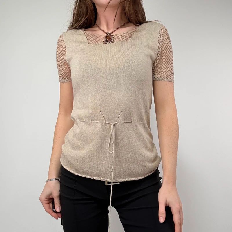 Laura Ashley Lace Knit Top