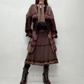 sheer mohair knit long cardigan