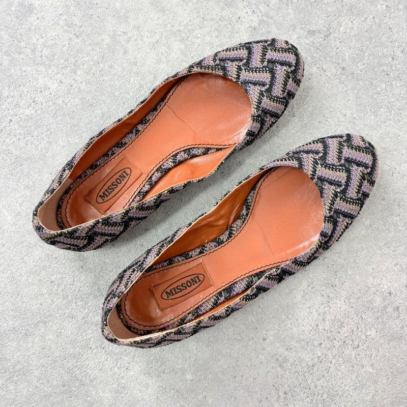 Vintage Missoni ballet flats