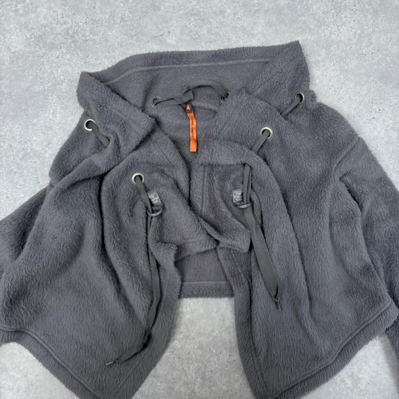 grey Cop Copine gathered cardigan