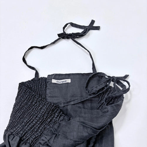black puff balloon desigual jump suit