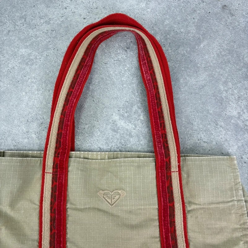 Khaki canvas utility bag
