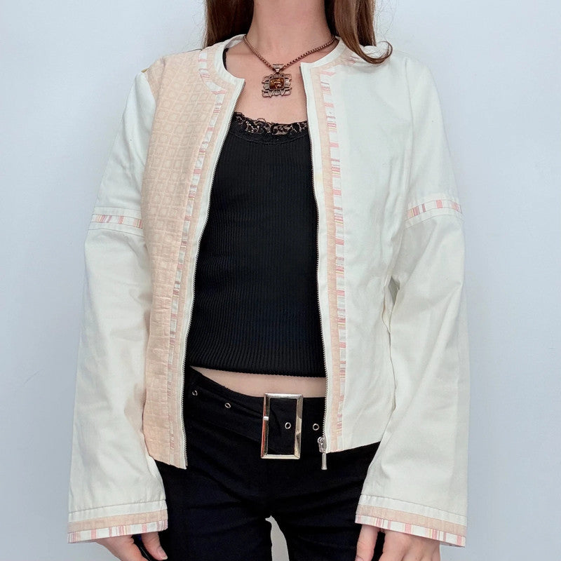 fitted cropped custo Barcelona jacket