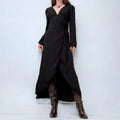 black &other stories wrap maxi dress