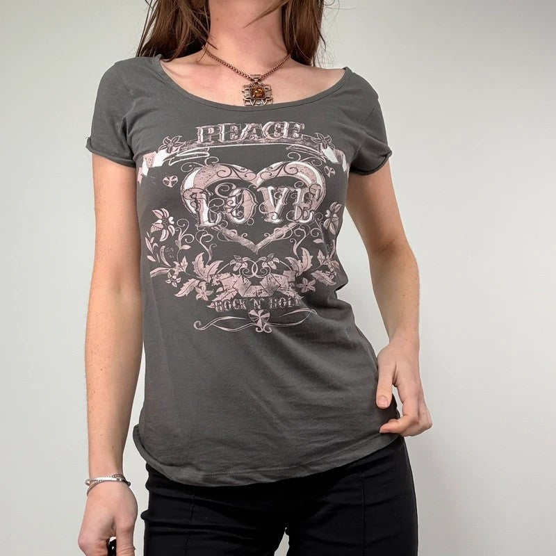 vintage Jane Norman slouchy graphic t-shirt