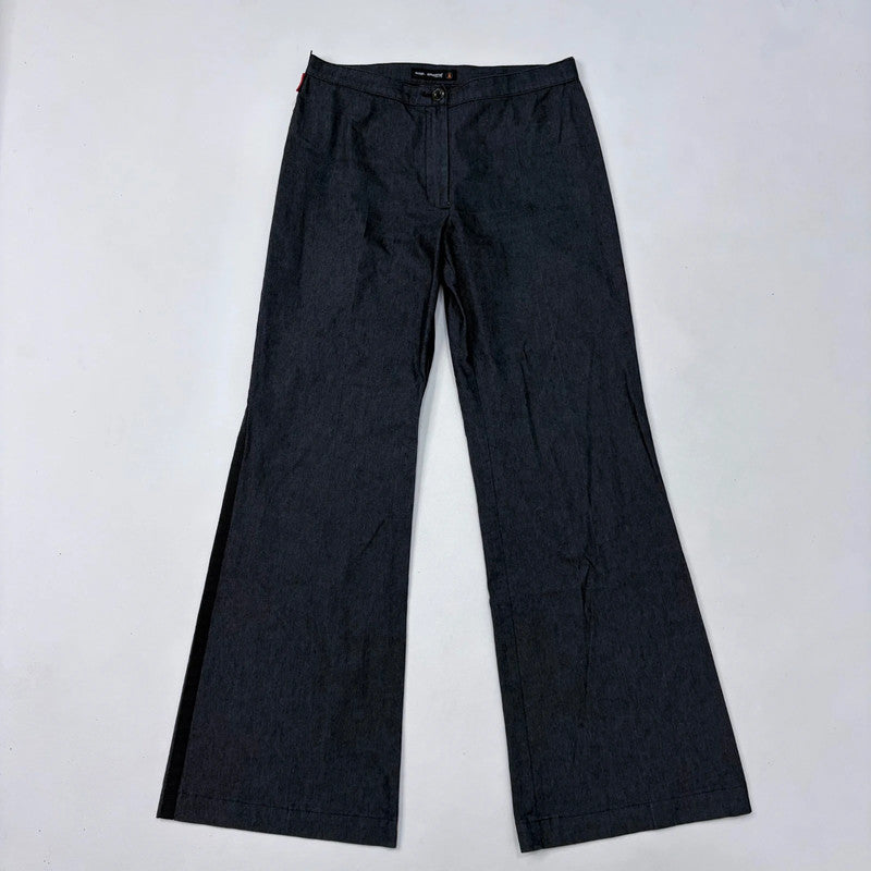 Cop copine dark wash flared denim trousers
