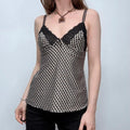 floaty lace printed cami