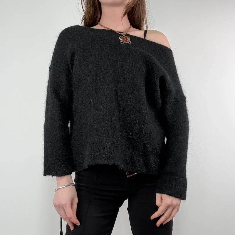 American Vintage alpaca slouchy fluffy knit sweater