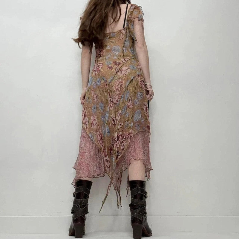 floral Rene derhy fairy paisley dress