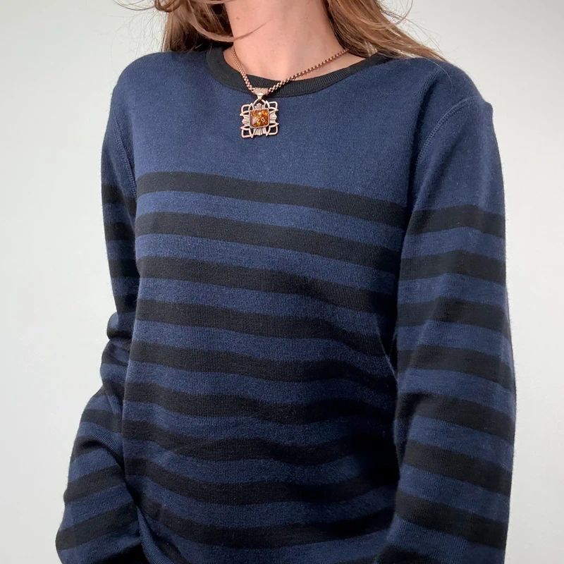 Ami Paris Striped Wool Jumper