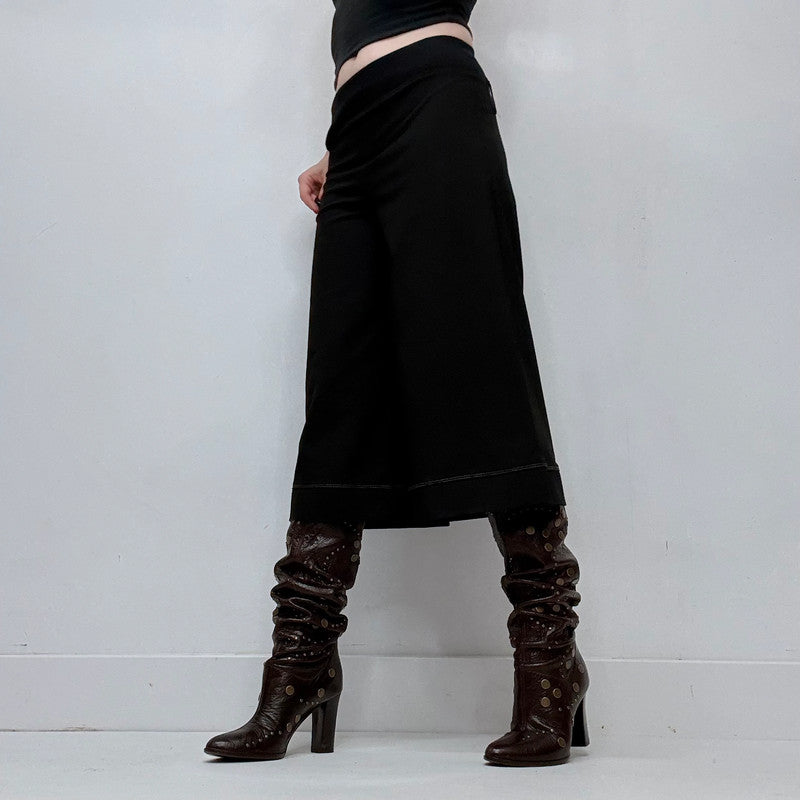black Cop Copine flared trousers