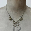 coquette bow necklace