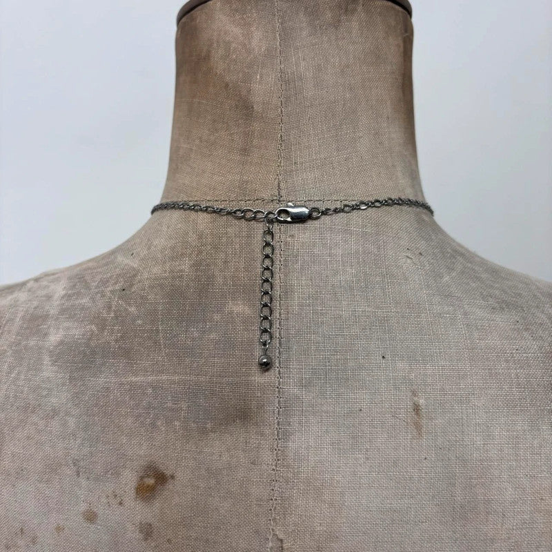 pink gemstone hanging fairy necklace