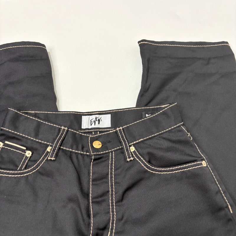 black eytys straight leg trousers