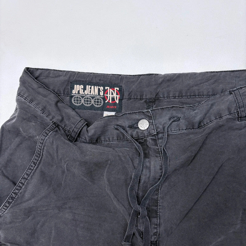 Jean Paul Gaultier oversized baggy low rise drawstring trousers