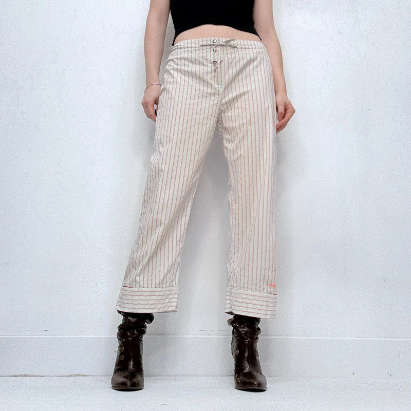 pinstripe Cop Copine utility trousers