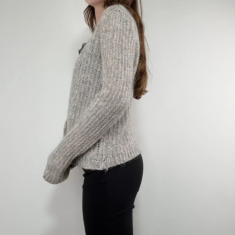 grey American Vintage knitted cardigan