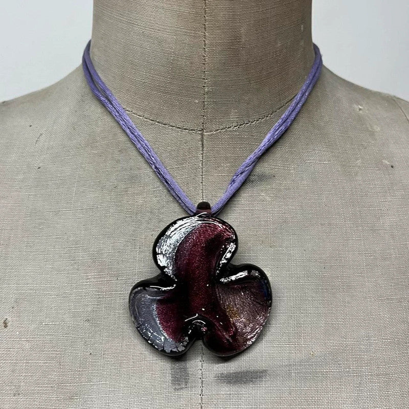Chunky glass crystal pendant