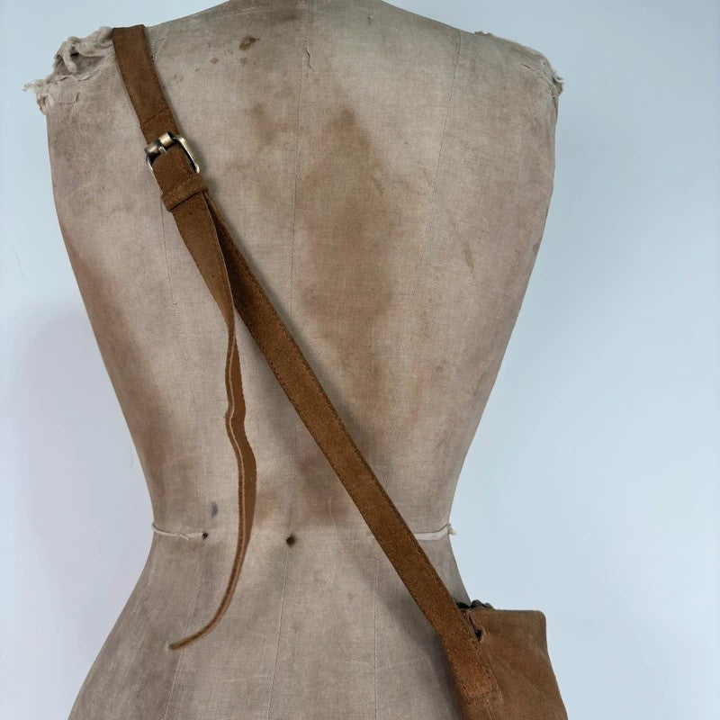 tan leather cowhide pony hair bag