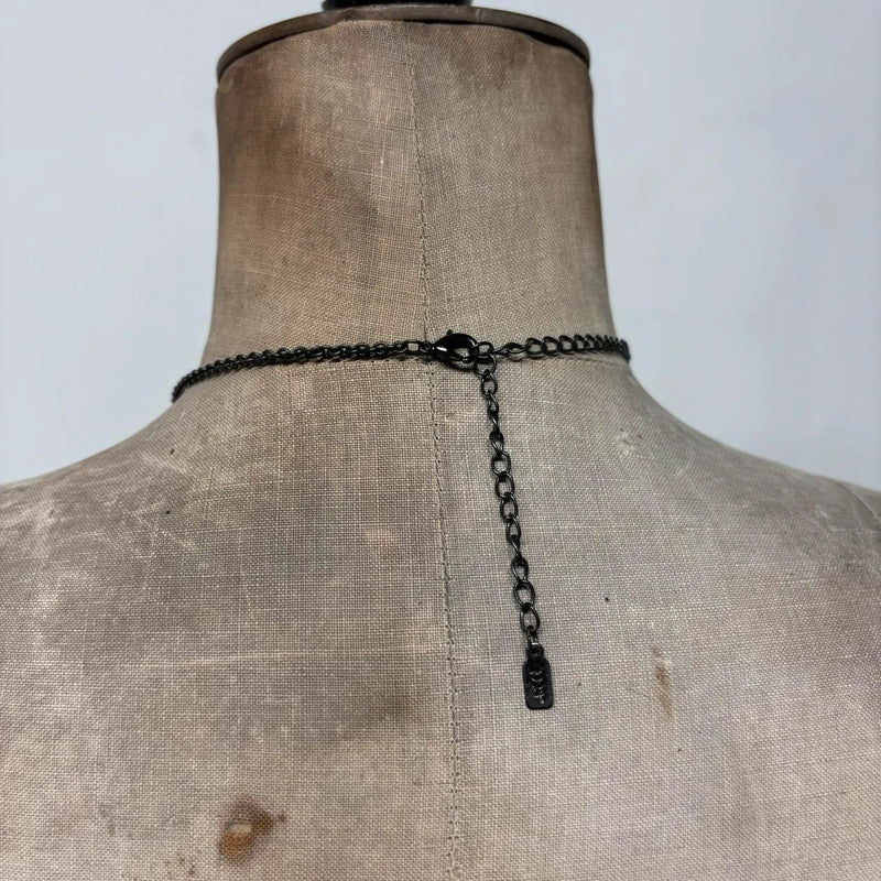 drape chain bead grunge necklace