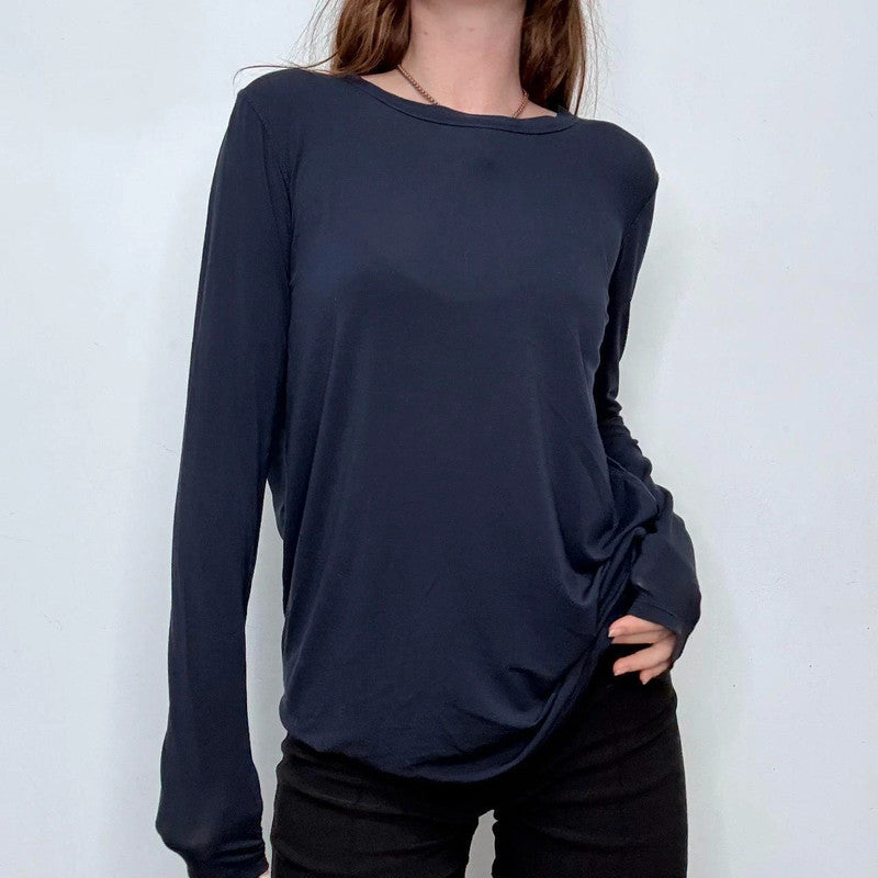 navy Sandro slouchy t-shirt