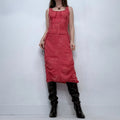 Cop Copine pink cotton cinched grunge dress