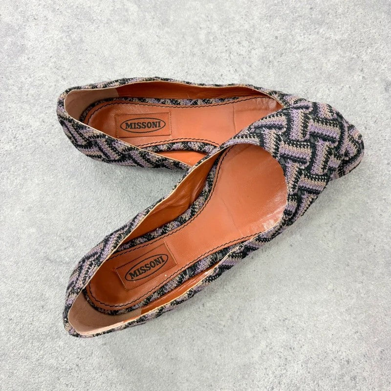 Vintage Missoni ballet flats