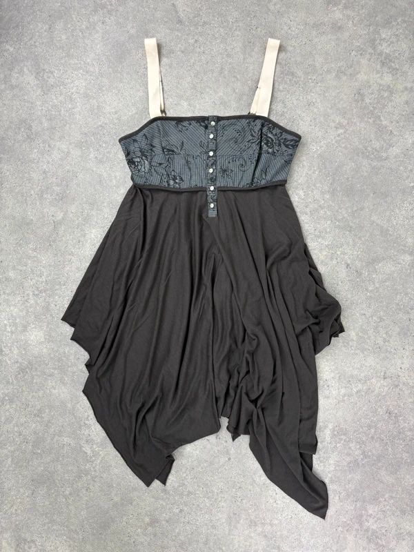 Cop Copine pleated flared grunge dress