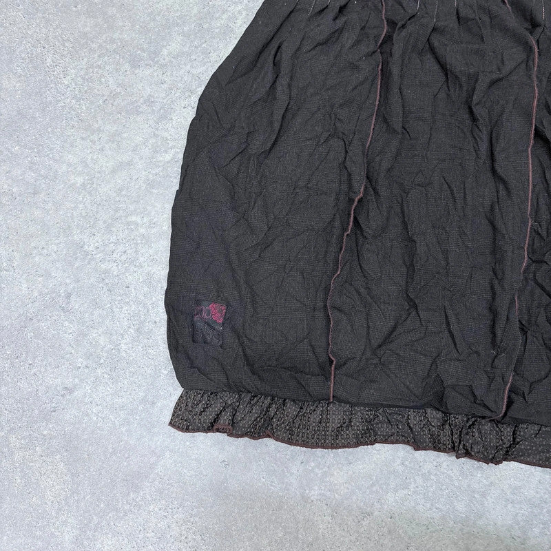 Cop Copine puff barrel midi skirt