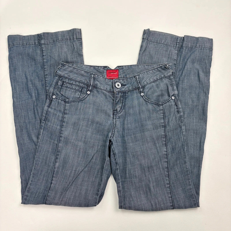 wide leg flared  bootcut jeans