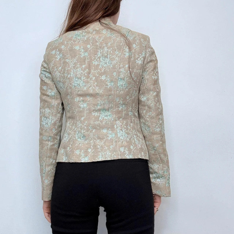 brown brocade regency military jacket