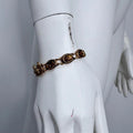 chunky gemstone baroque bracelet
