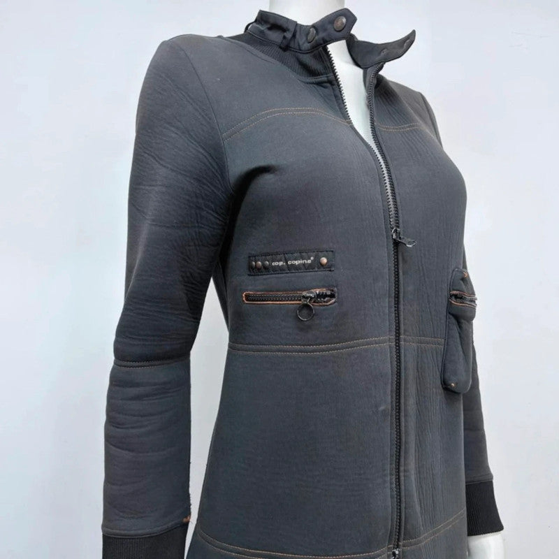 Cop Copine long utility neoprene jacket