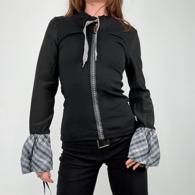Cop Copine black structured top