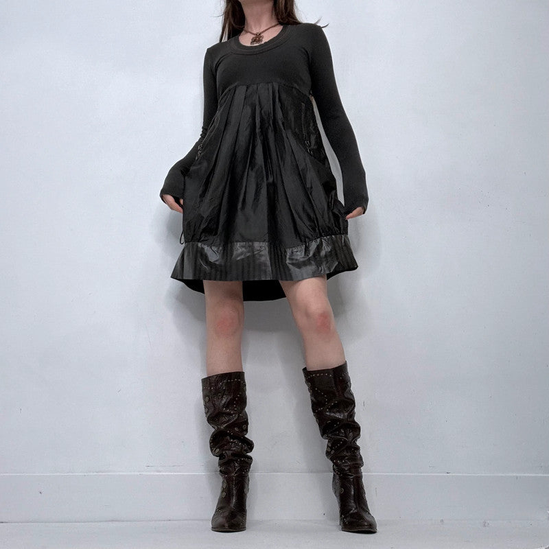 cop copine balloon pleated dress