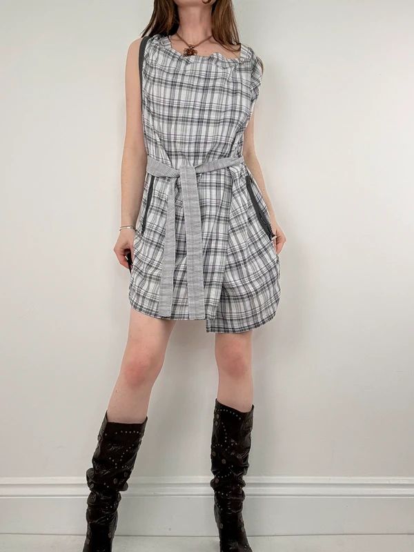 Cop Copine tartan checked