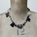 Gemstone crystal necklace