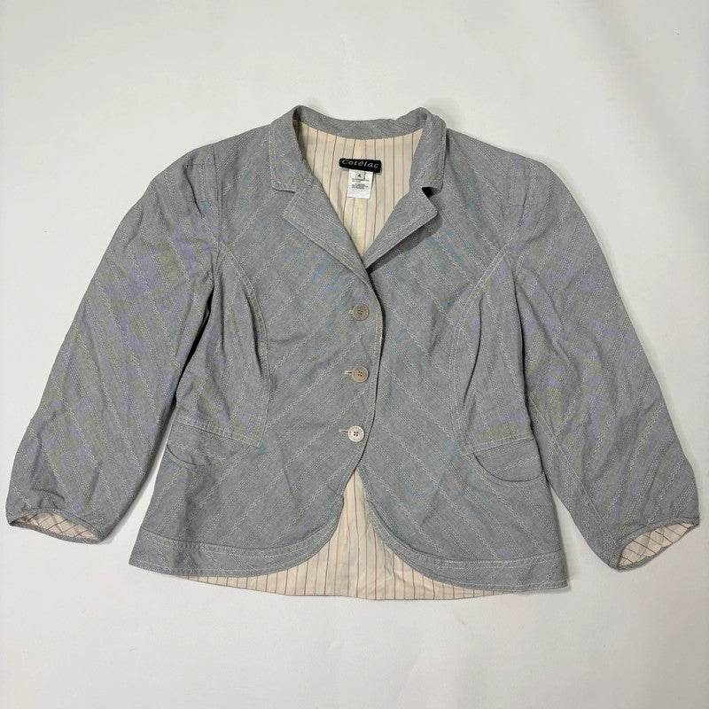 cropped pleated puff jacket