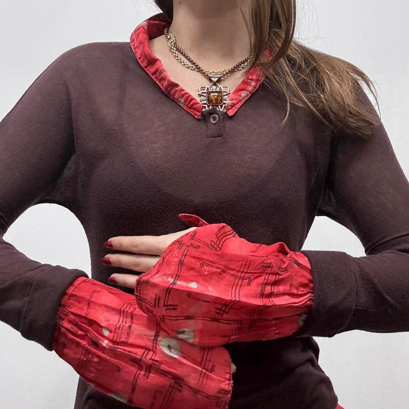 Floaty flare shirt blouse