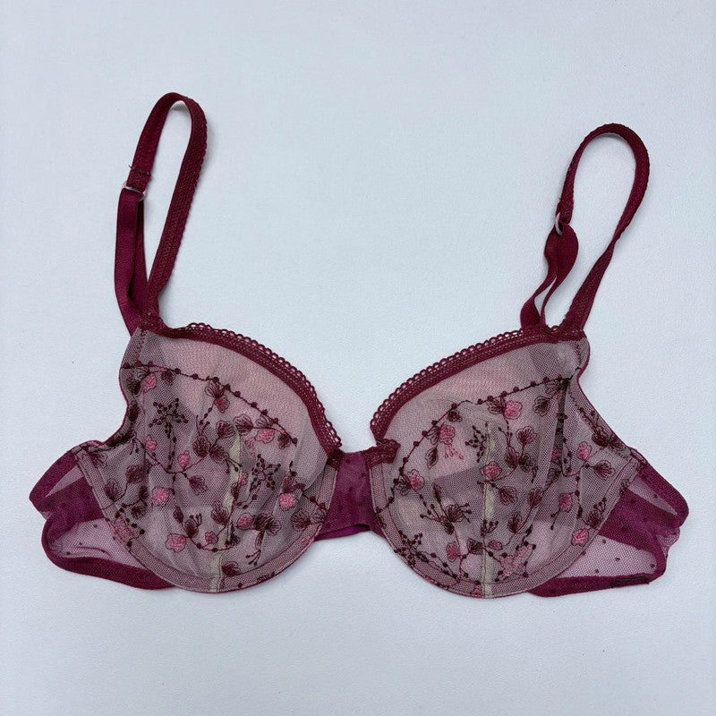 sheer lace kenzo bra