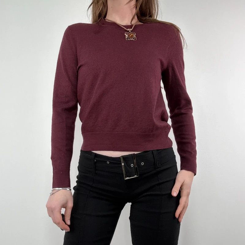 Paul smith preppy cropped boxy knit jumper